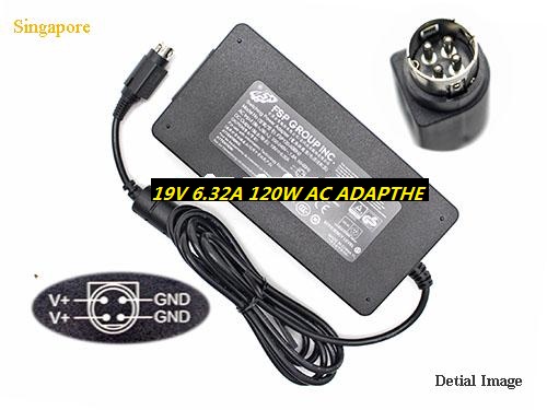 *Brand NEW* FSP120-ABBN2 FSP 19V 6.32A 120W-4PIN-ZZYF-thin AC ADAPTHE POWER Supply